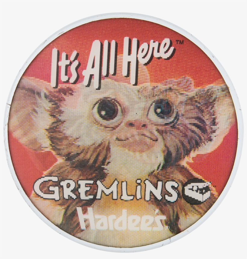 Gremlins It's All Here Hardees - Label, transparent png download