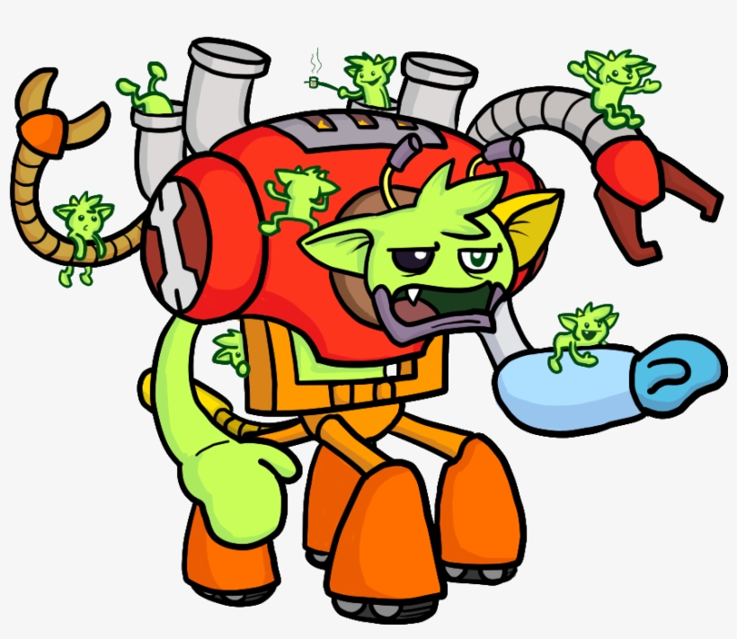 Gremlin Hadn't Become The Means To His Own End - Cartoon, transparent png download