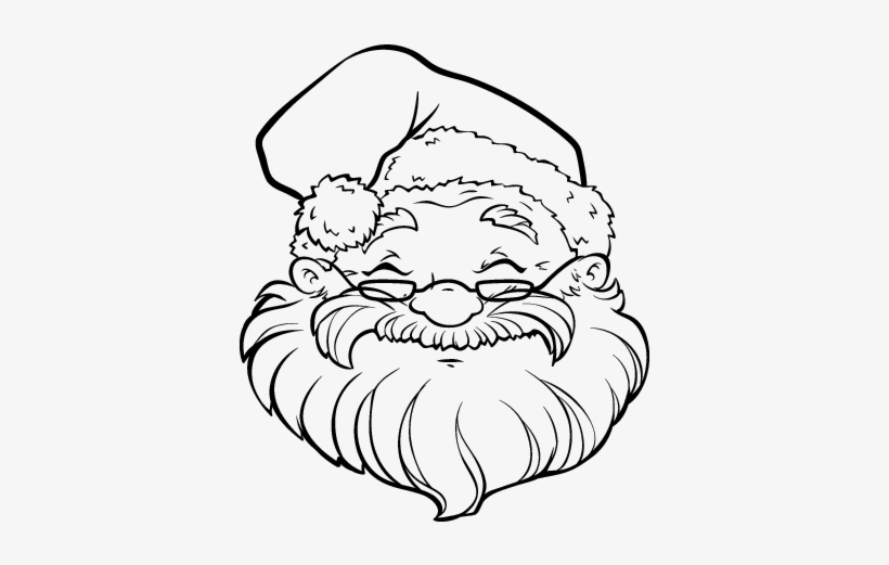 Papa Noel Cut Para Colorear, transparent png download