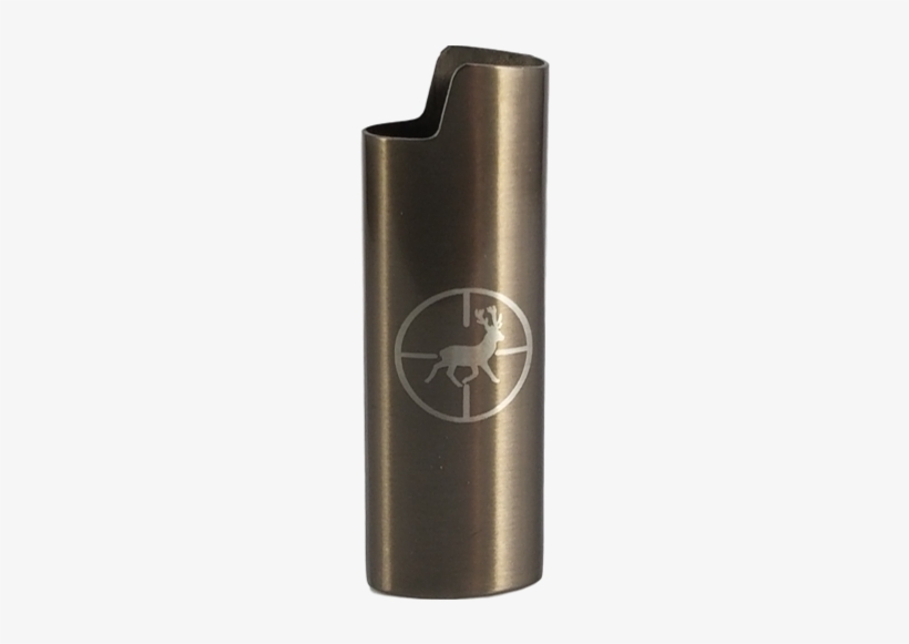 Deer In Cross-hairs Design Metal Lighter Cover - Deer, transparent png download