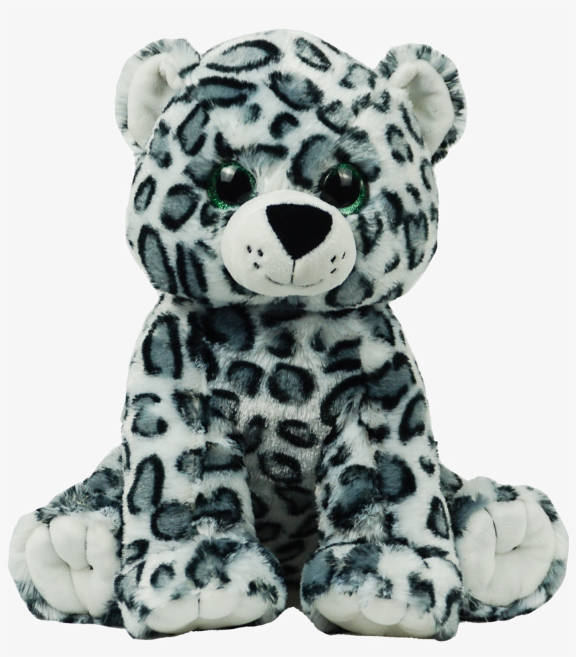 16″ Snow Leopard - My Bear Storm Snow Leopard 16" Baby Heartbeat Bear, transparent png download