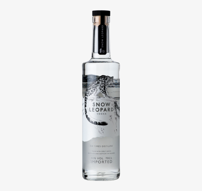 Snow Leopard Vodka 70cl - Snow Leopard Vodka Png, transparent png download