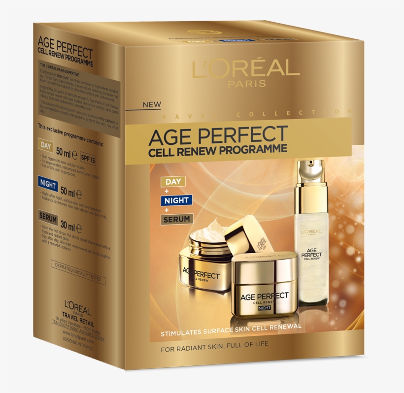 L Oreal Age Perfect Cell Renew Programme, transparent png download