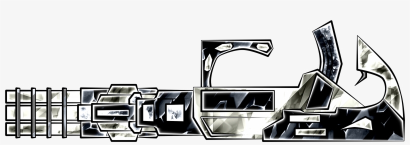 Minigun, transparent png download