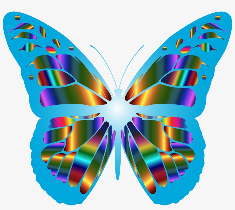 This Free Icons Png Design Of Iridescent Monarch Butterfly, transparent png download