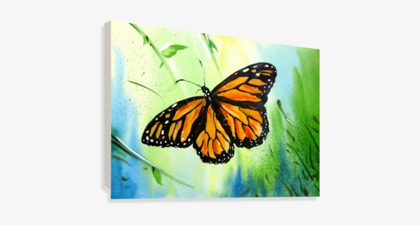 Butterfly 5 Canvas Print - Butterfly, transparent png download