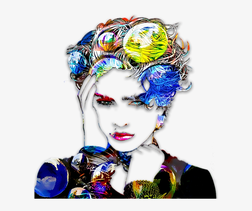 Click And Drag To Re-position The Image, If Desired - Madonna T Shirt Kids, transparent png download