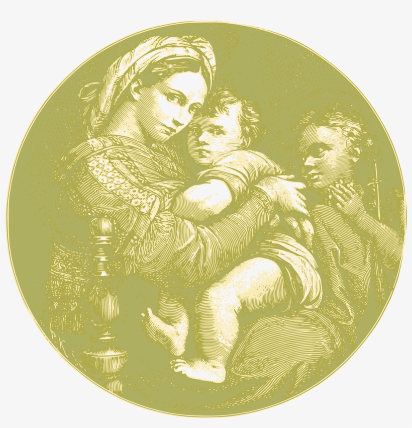 This Free Icons Png Design Of Madonna Della Seggiola, transparent png download