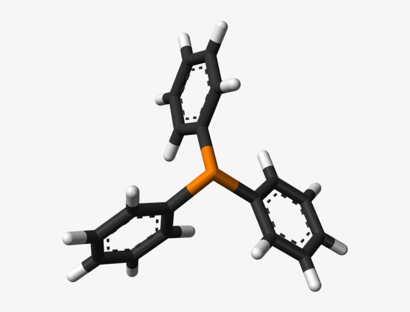 Triphenylphosphine 3d Sticks - Triphenylphosphine 3d, transparent png download