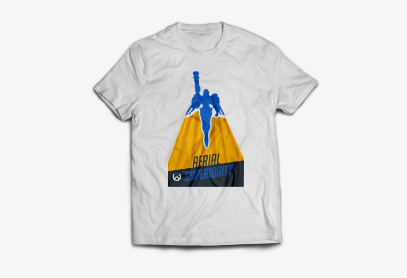 Pharah Aerial Superiority - T-shirt, transparent png download