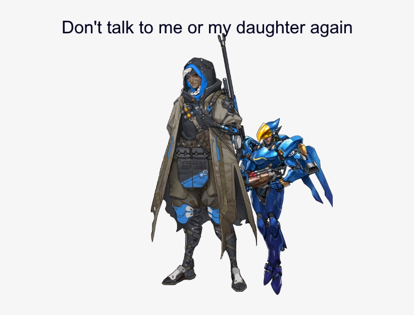 Don't Talk To Me Or My Daughter Again - Ana Overwatch Reference Sheet, transparent png download