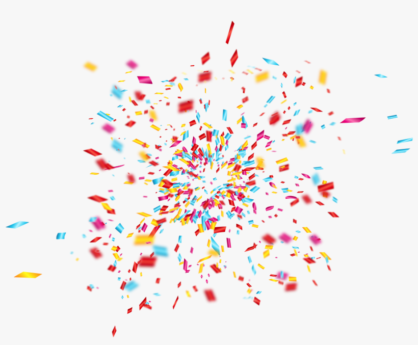 Confetis-768x768 - Celebration Png, transparent png download