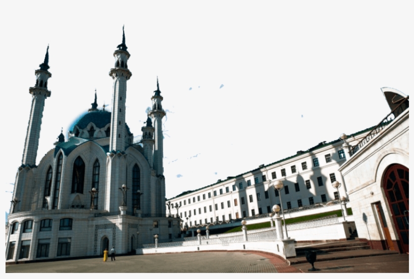 Best Hand-drawn Cartoon Style Russia Png - Kazan Kremlin, Qolsharif Mosque, transparent png download