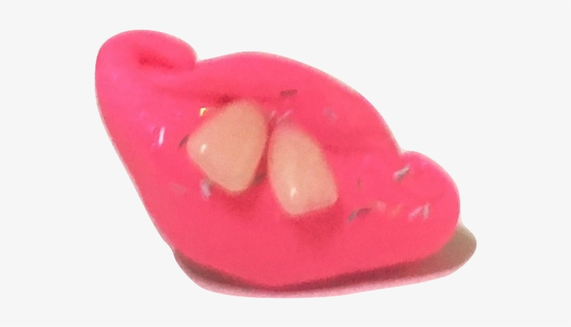 Buck Teeth Lapel Pin - Heart, transparent png download