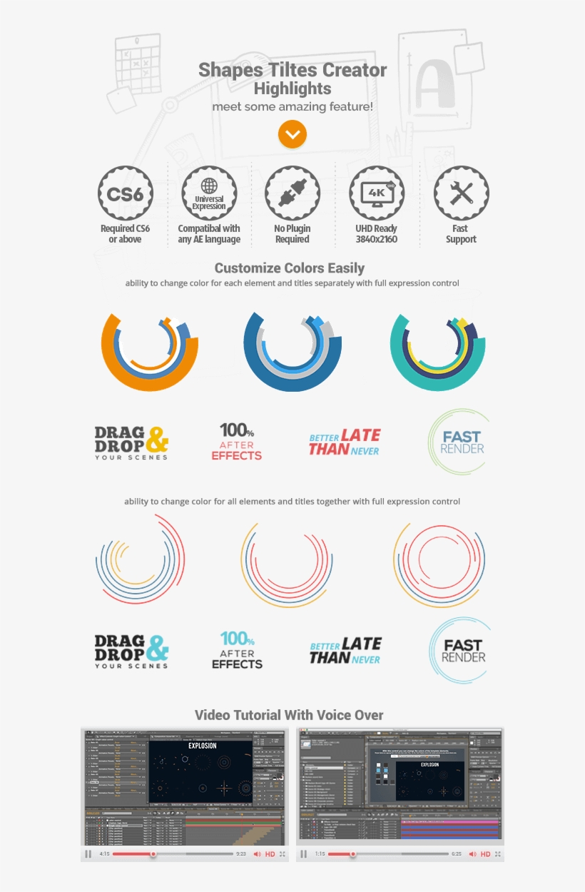 Featuring Over 350 Ultra High Quality, Ready-made Animated - Adobe After Effects, transparent png download