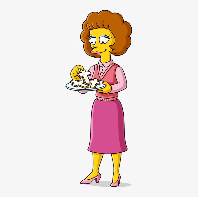 Maude Flanders - Mona Simpson, transparent png download