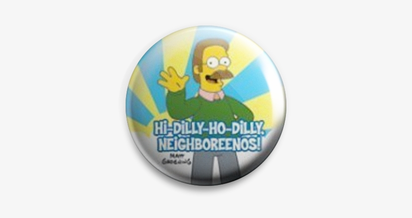 Ned Flanders - Badge, transparent png download