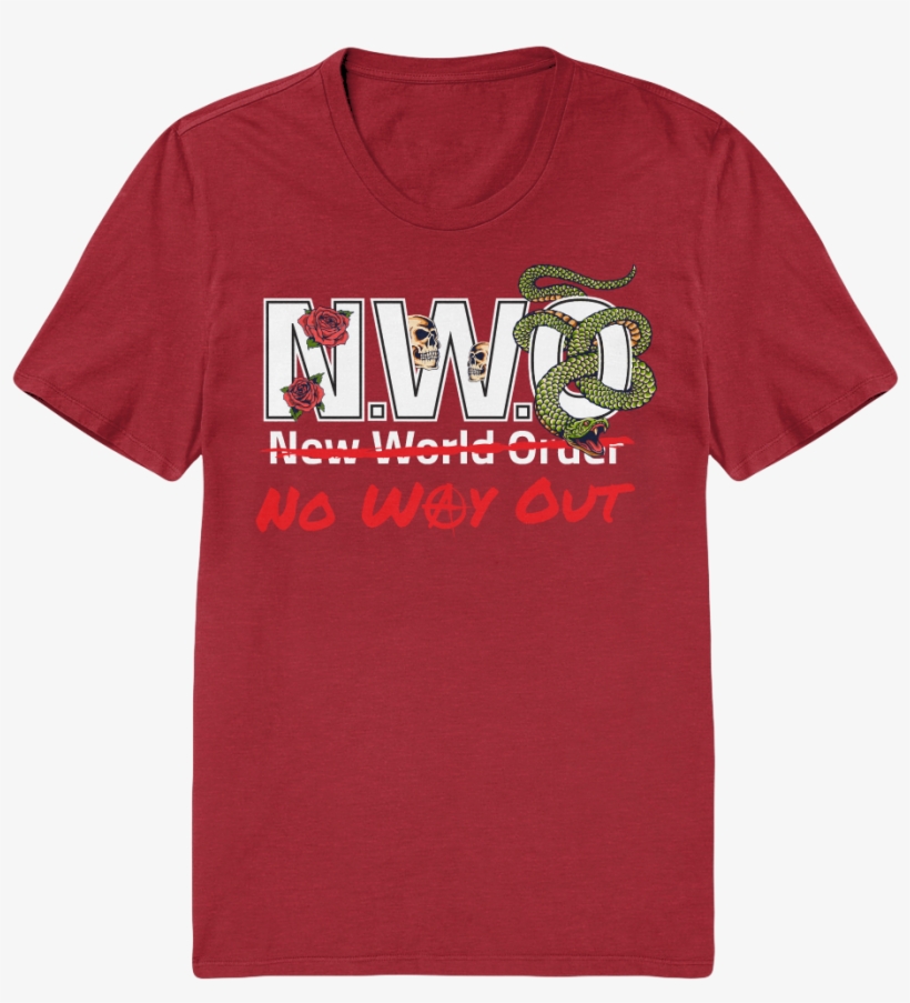 N - W - O - T-shirt, transparent png download
