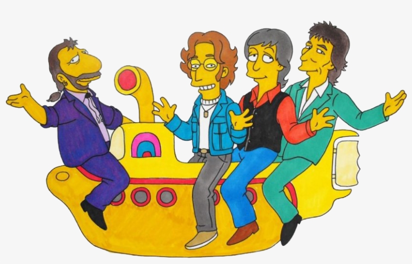 Picture Library Stock Submarino Pinterest Art Add - Simpsons Beatles Png, transparent png download