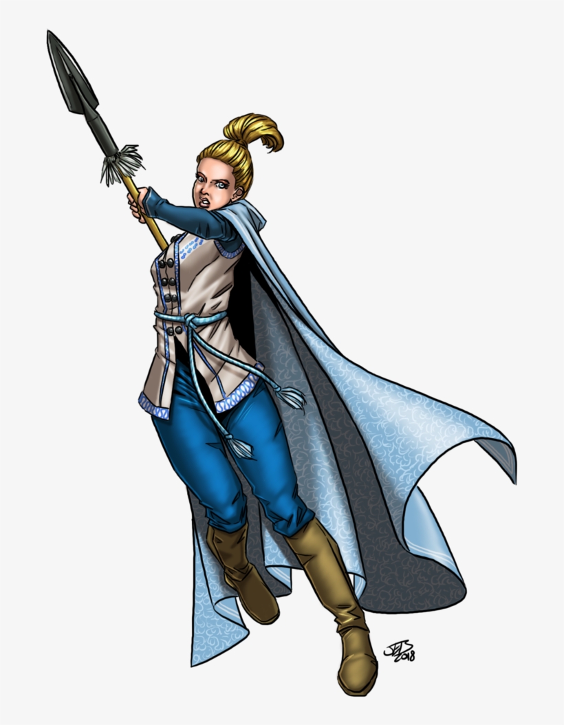 Picture Stock Amazon Drawing Lady Warrior - Drawing, transparent png download