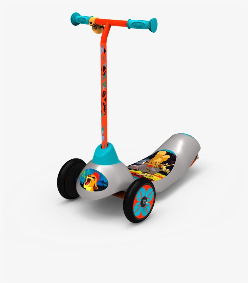 Lion Guard Safe Start 3 Wheel Electric Scooter - Lion Guard Electric Scooter, transparent png download