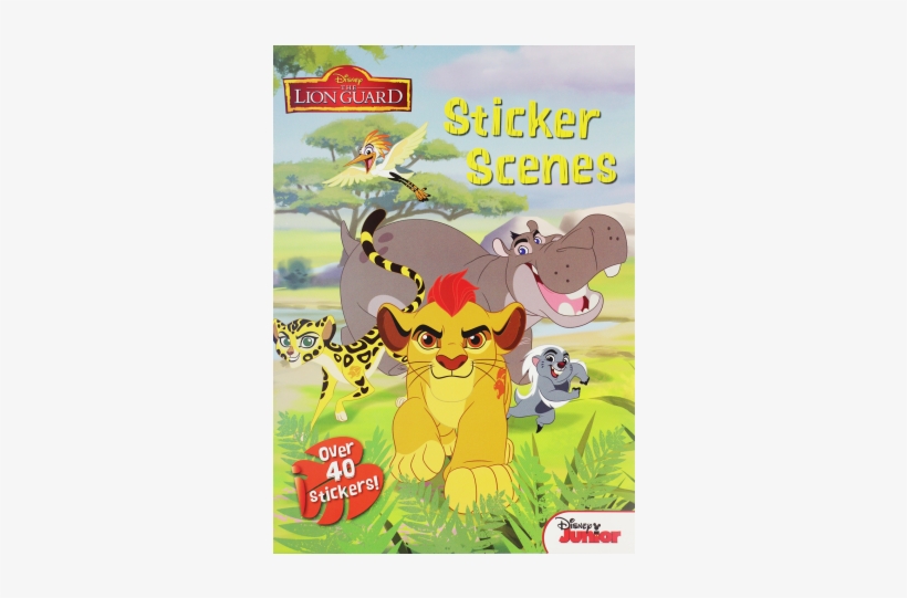 Disney The Lion Guard Sticker Scene - Disney Junior The Lion Guard: Sticker Scenes, transparent png download