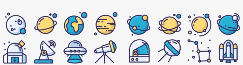 Space-icons - Icon Design, transparent png download