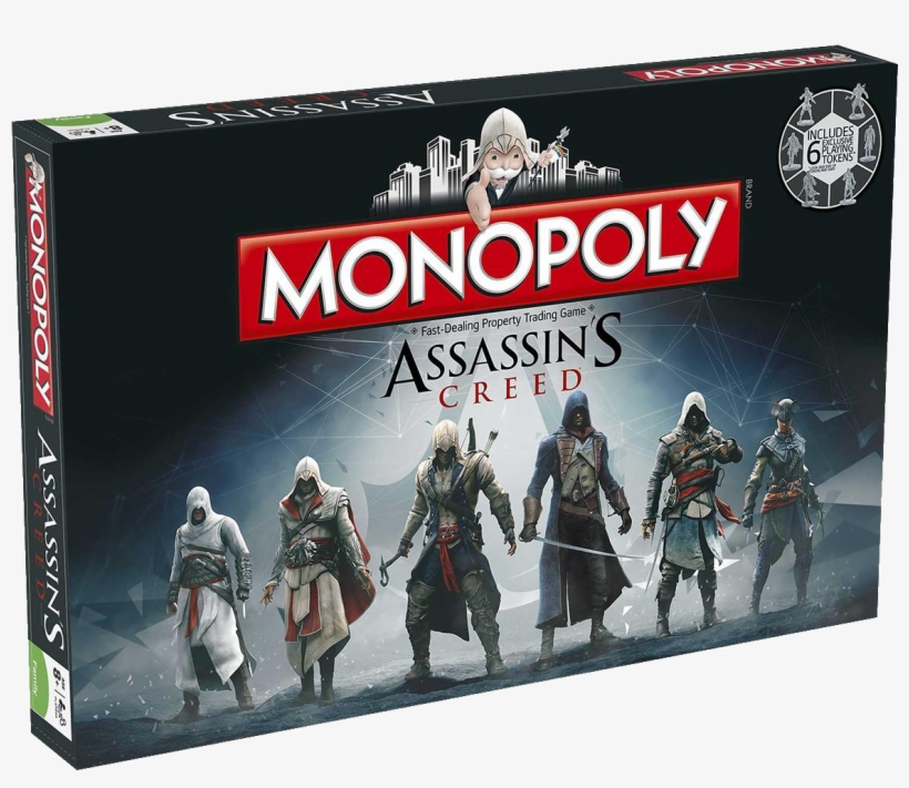 Ac Monopoly Box - Hasbro Monopoly Assassins Creed, transparent png download