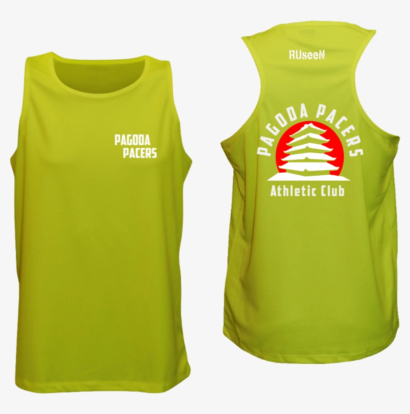 Men's Reflective Tank Reading Pagoda Pacers - High Vis Tank Top, transparent png download