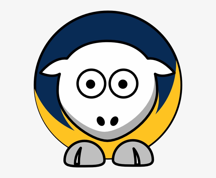 Sheep Indiana Pacers Team Colors Svg Clip Arts 564, transparent png download