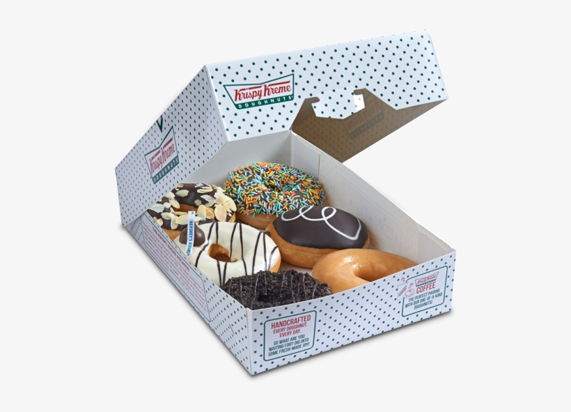 Half Dozen Assorted Doughnuts - Krispy Kreme Half Dozen, transparent png download