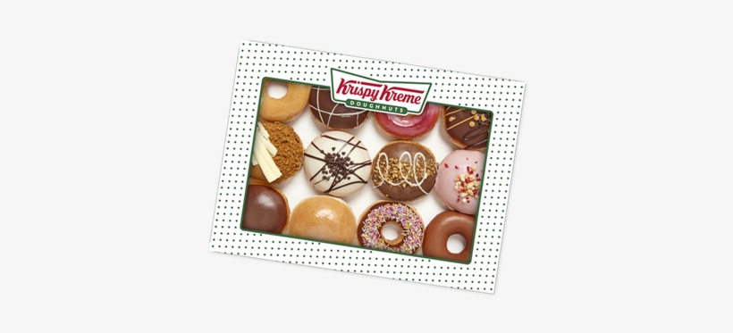 At Krispy Kreme We Make Doughnuts Fresh Every Day And - Krispy Kreme Sharer Dozen, transparent png download