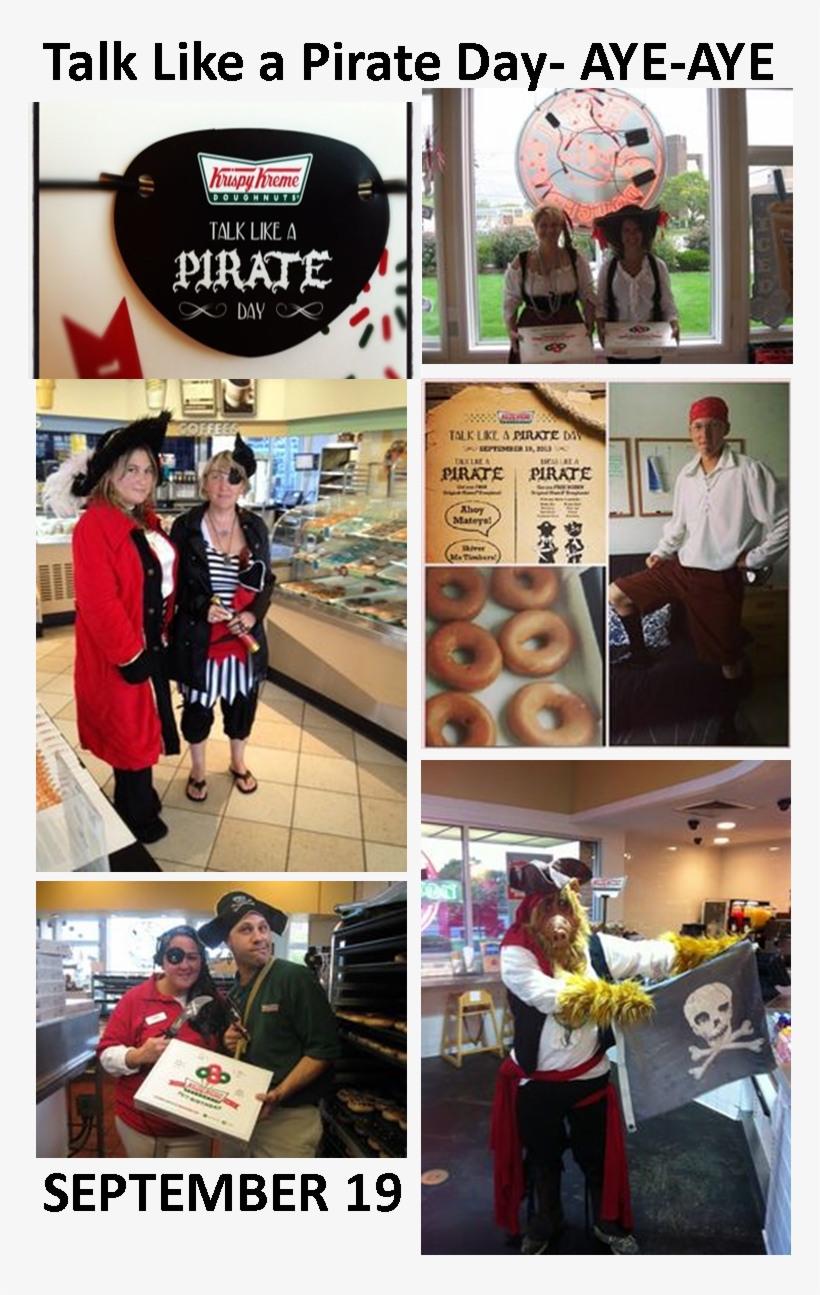Krispykreme Pirate Day Sept - Low Calorie Alcoholic Drinks, transparent png download