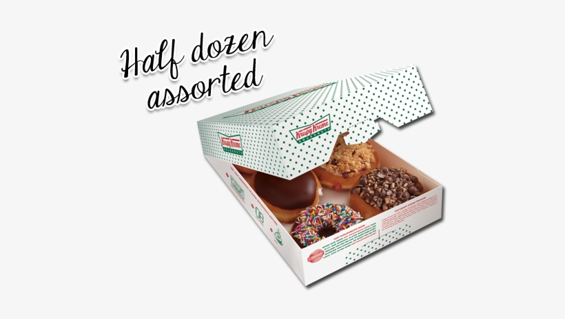 Half A Dozen Box Krispy Kreme, transparent png download
