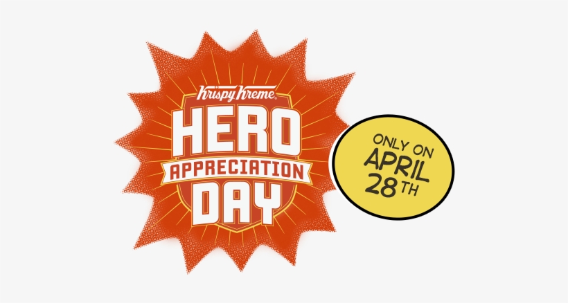 B1g1 Free At Krispy Kreme For Hero Appreciation Day - Krispy Kreme, transparent png download
