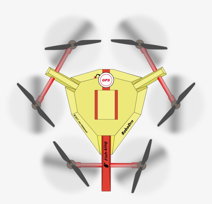 This Free Icons Png Design Of "fish-king" Drone / Uav, transparent png download