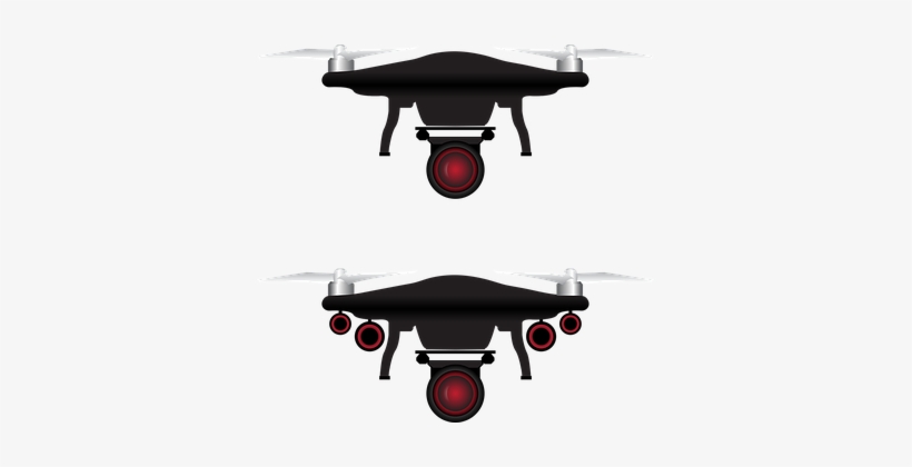 Drone, Icon, Camera, Aerial, Remote - Unmanned Aerial Vehicle, transparent png download