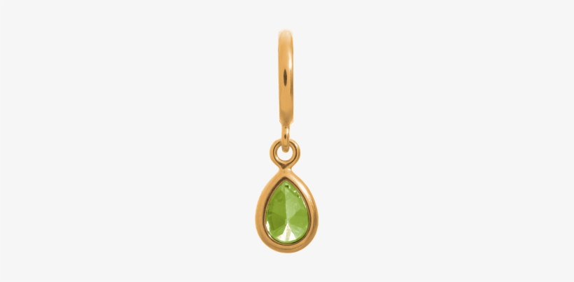 Peridot Drop Gold - Endless Peridot Drop Gold Charm, transparent png download