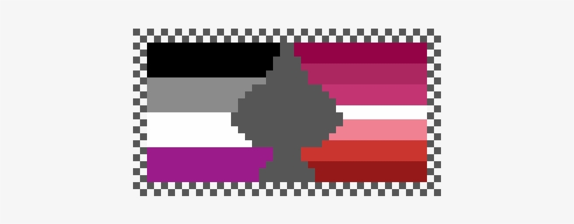 Ace Lesbian Pixel Pride Flag - Police Resettlement Expo 2018 Logo, transparent png download