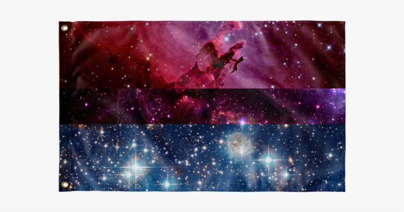 Bisexual Pride Flag - Nothingontv 90s Vintage Candies Black Suede Leather, transparent png download