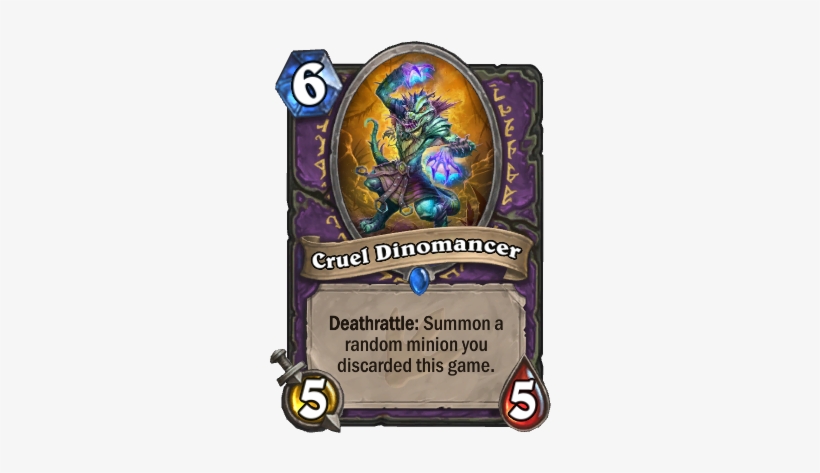 Image Of Cruel Dinomancer Hearthstone Card - Blade Of C Thun, transparent png download