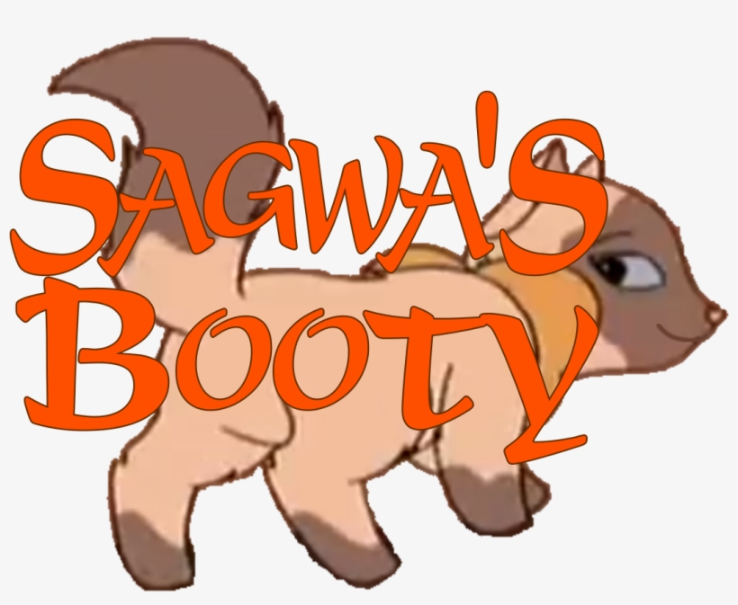 Sagwa's Booty Logo - Sagwa Butt, transparent png download