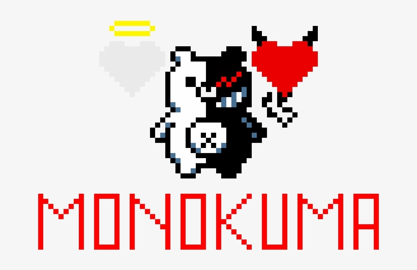 Monokuma - Dangan Ronpa 3 Dot Monokuma Acrylic Keychain Cospa, transparent png download