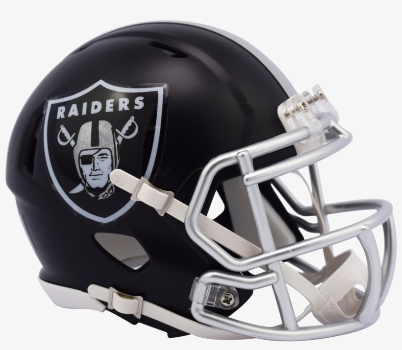 Raiders - Riddell Oakland Raiders Blaze Revolution Speed Mini, transparent png download