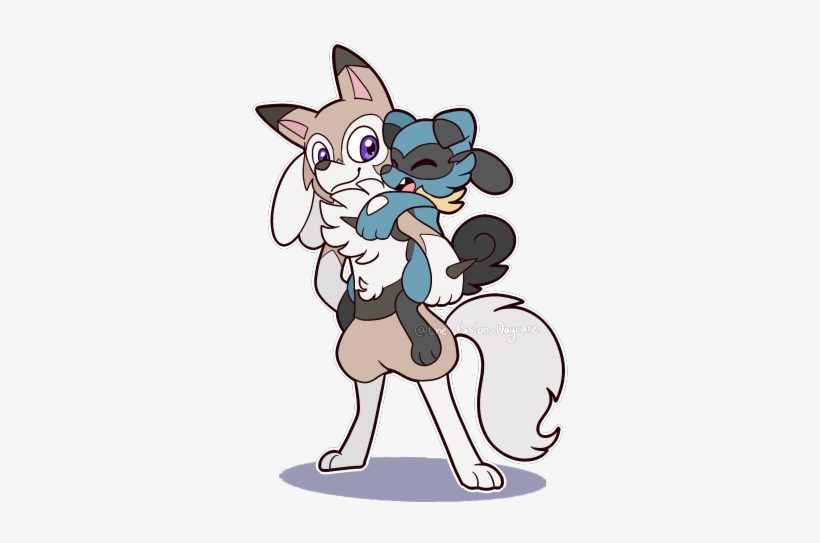 I Would Sell My Soul For Riolu Colored Rioruff And - Cartoon, transparent png download