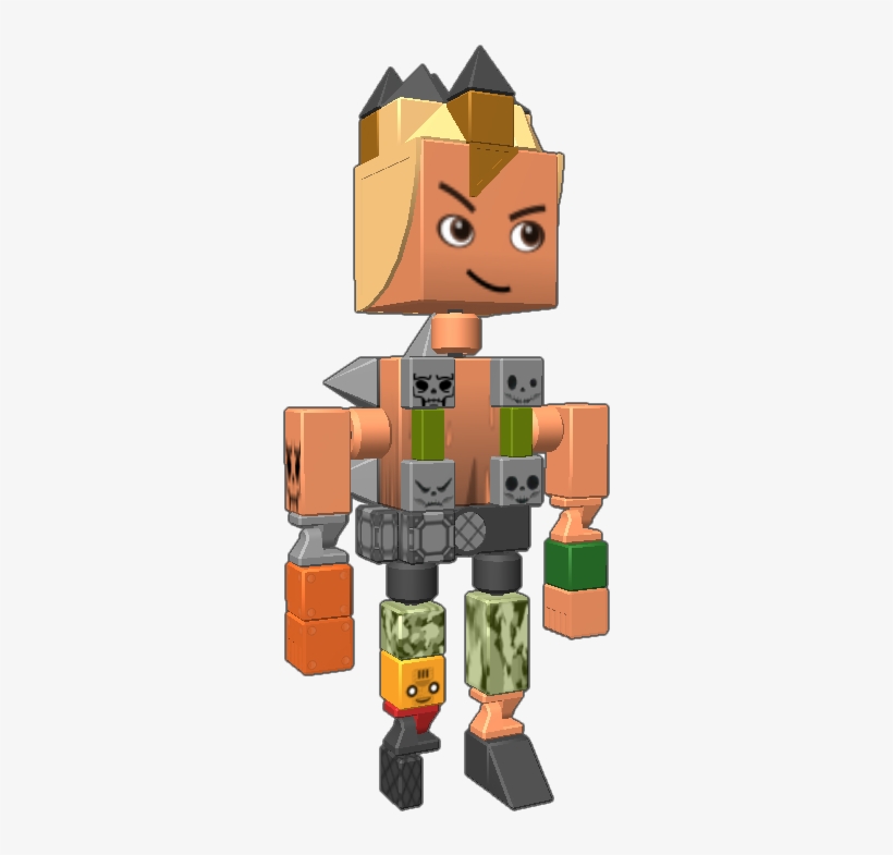 A Blocksworld Rag Doll Of Junkrat From The Game Overwatch - Cartoon, transparent png download