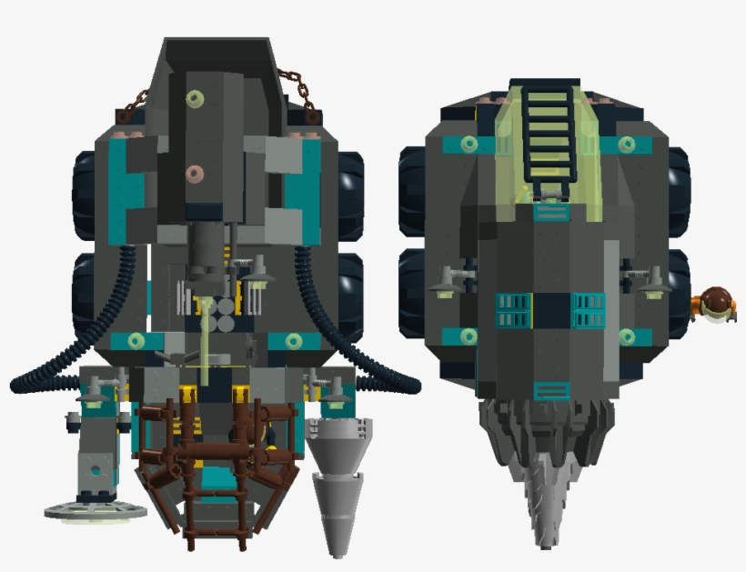 V4-comparison4 - Lego Rock Raiders Rock Miners, transparent png download