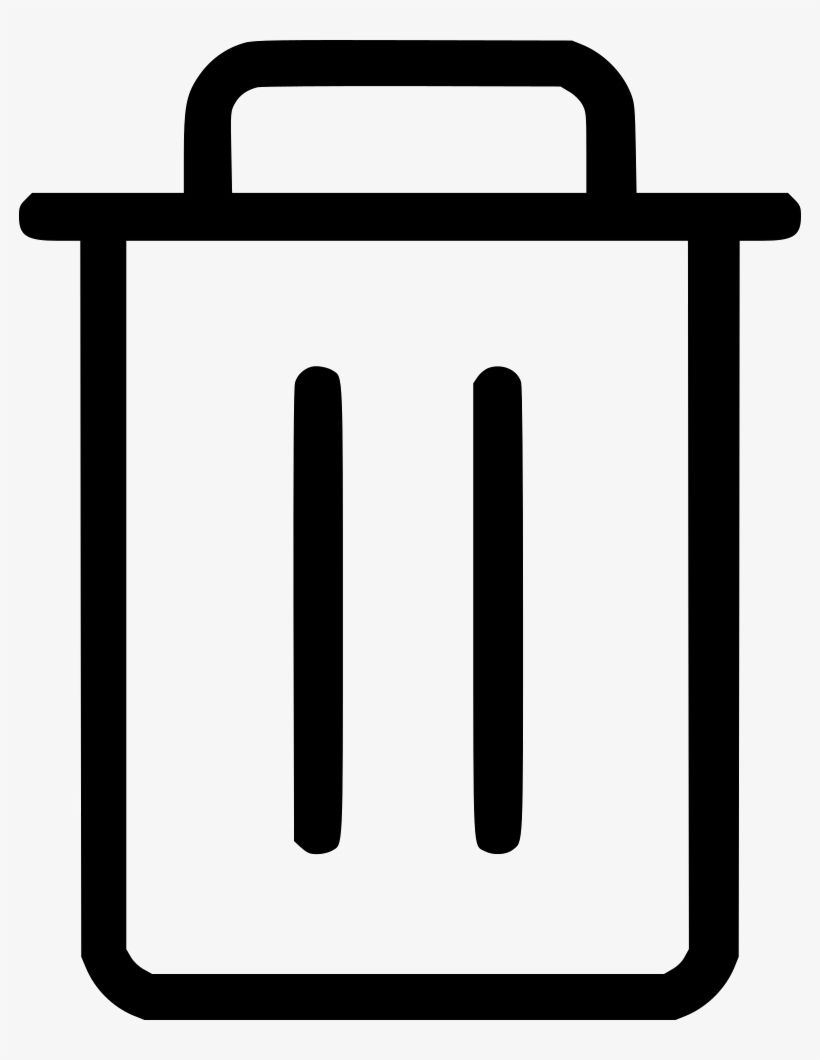 Delete Bin Trash Spam Can Comments - Icon, transparent png download