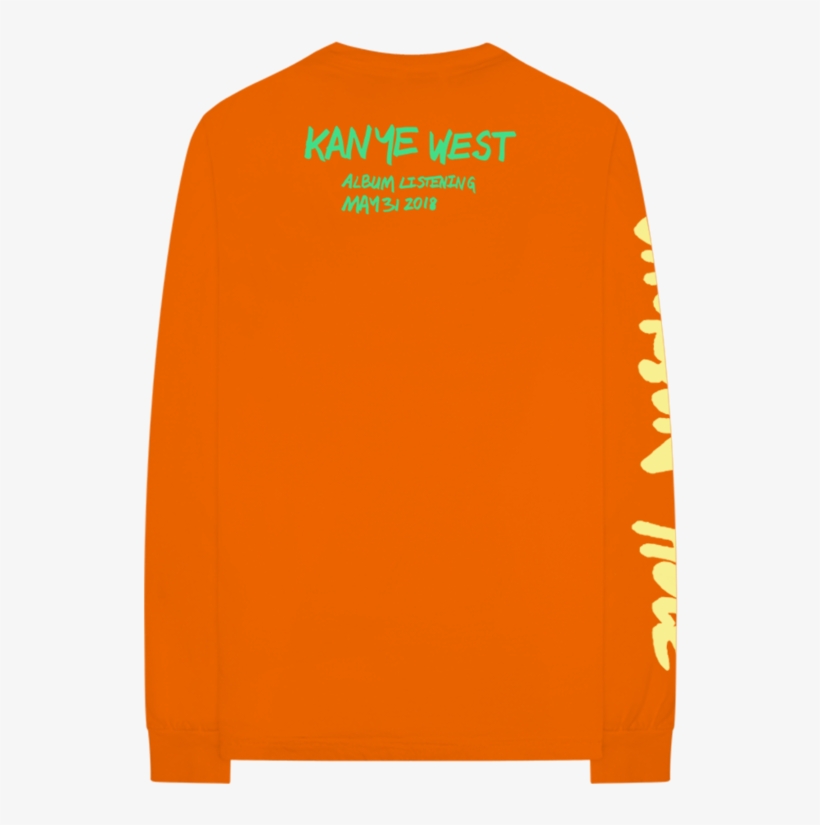 Orange Ls Tee Back 900x - Long-sleeved T-shirt, transparent png download