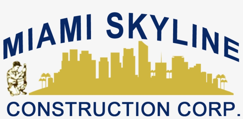 Miami Skyline Construction - False Wall Decals Vinyl Decal Sticker Miami Usa Landscape, transparent png download